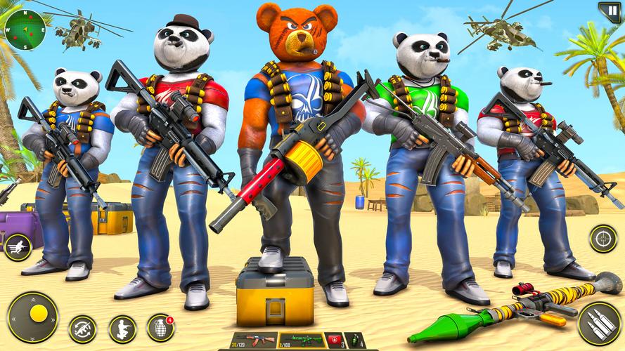 Teddy Bear Gun Shooting Game应用截图第0张