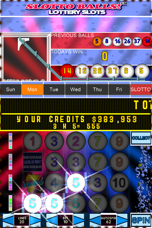 Slotto Balls™ Lottery Fruit Machine Скриншот 2