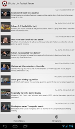 EPLsite: Live Football Stream Screenshot 1
