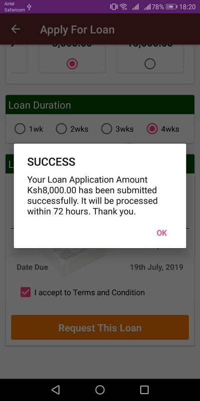 Loans Chap Chap Zrzut ekranu 0