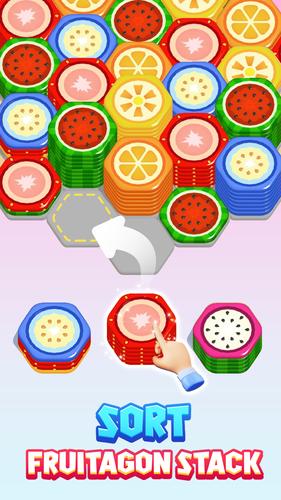 Fruitagon: Stack Sort Captura de tela 0