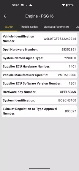 ScanMyOpelCAN Ảnh chụp màn hình 0