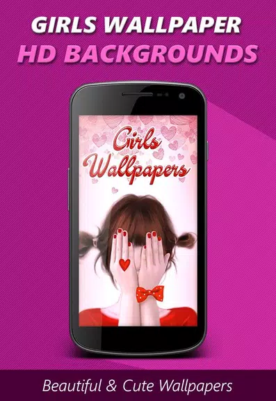 Girls Wallpaper Background Captura de tela 0