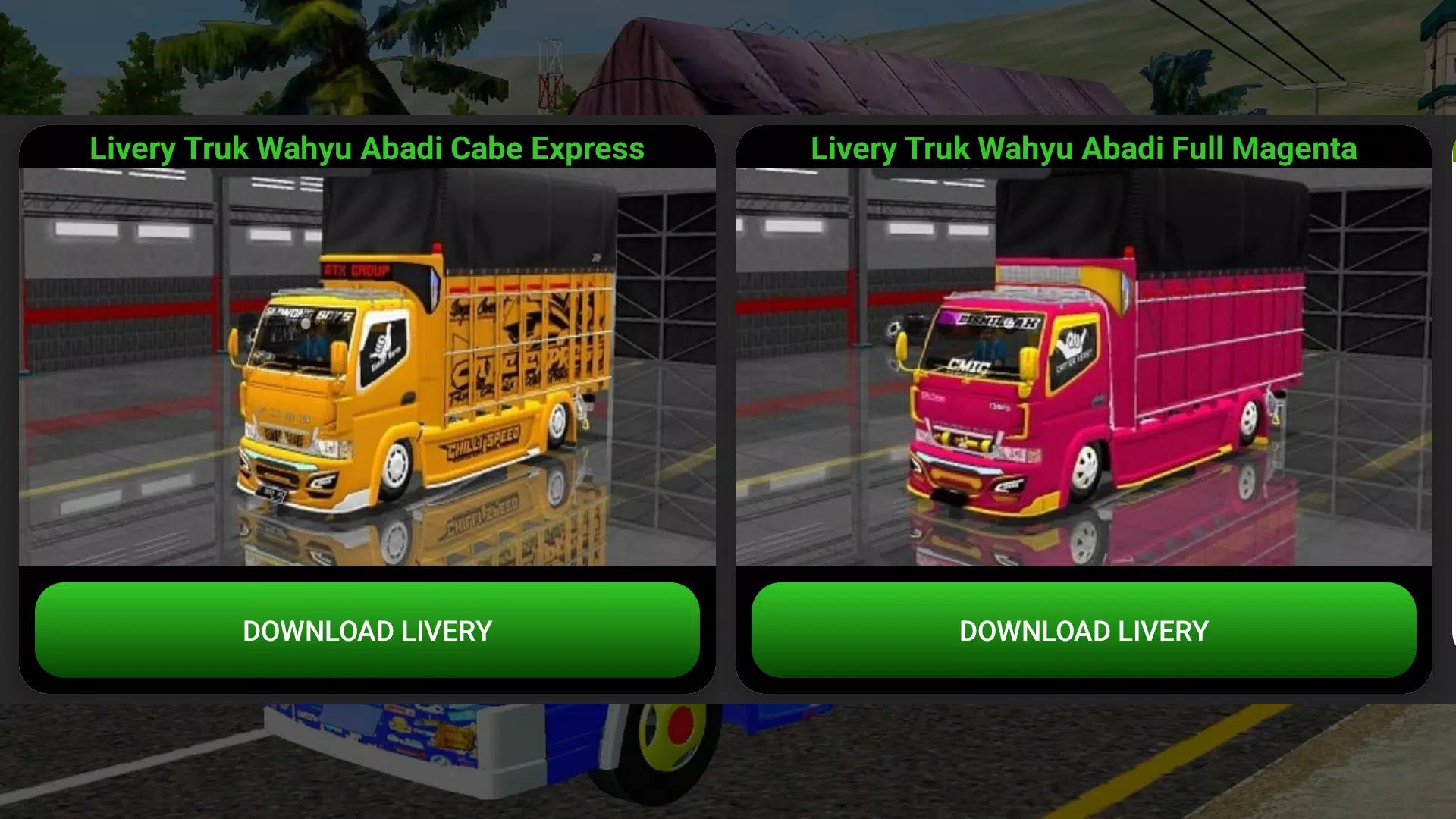 Mod Truck Wahyu Abadi Bussid Screenshot 3