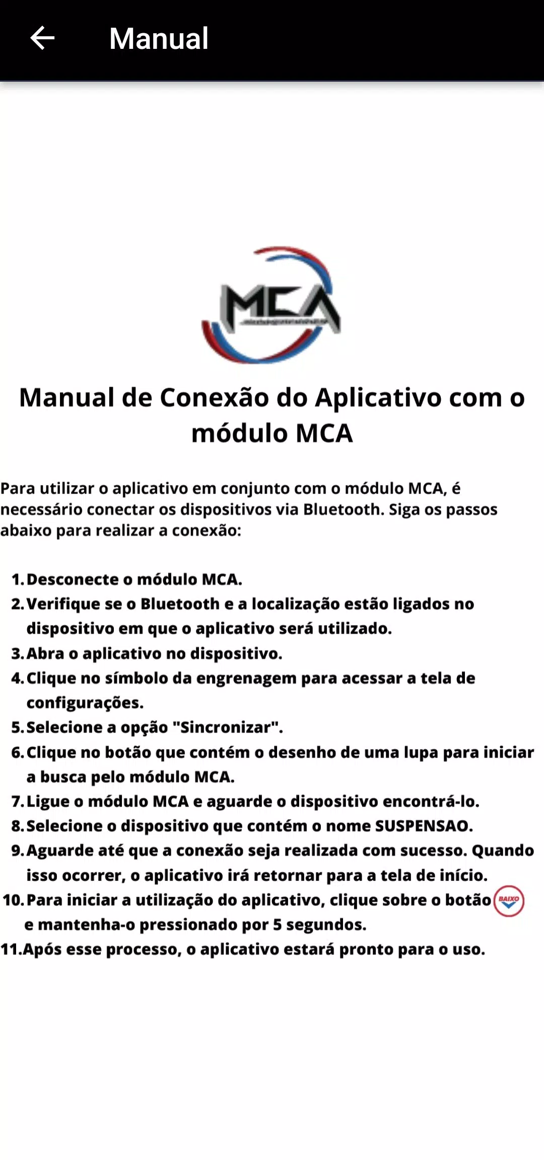 Schermata MCA Suspenciones 2