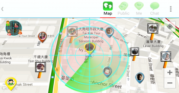 MapChat Capture d'écran 0