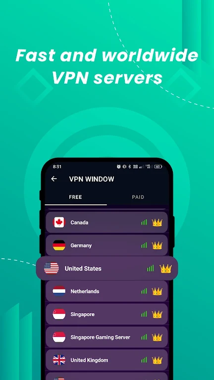 VPN Window- Super Internet VPN স্ক্রিনশট 2