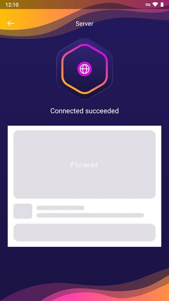 Flower VPN ဖန်သားပြင်ဓာတ်ပုံ 0