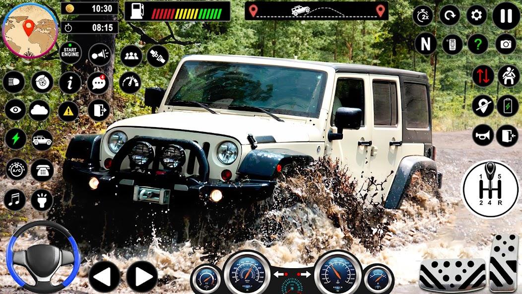 Offroad Car Driving Jeep Games Mod Screenshot 1