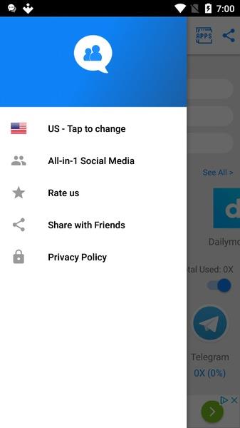 Messenger Pro Lite for Messages Tangkapan skrin 1