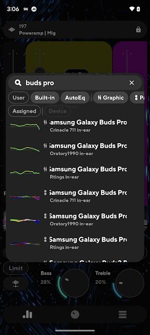 Poweramp Equalizer स्क्रीनशॉट 1