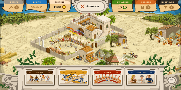 Gladiator manager Screenshot 2