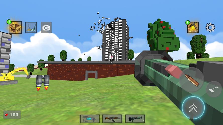 Nextbots in Playground: Pixel स्क्रीनशॉट 1