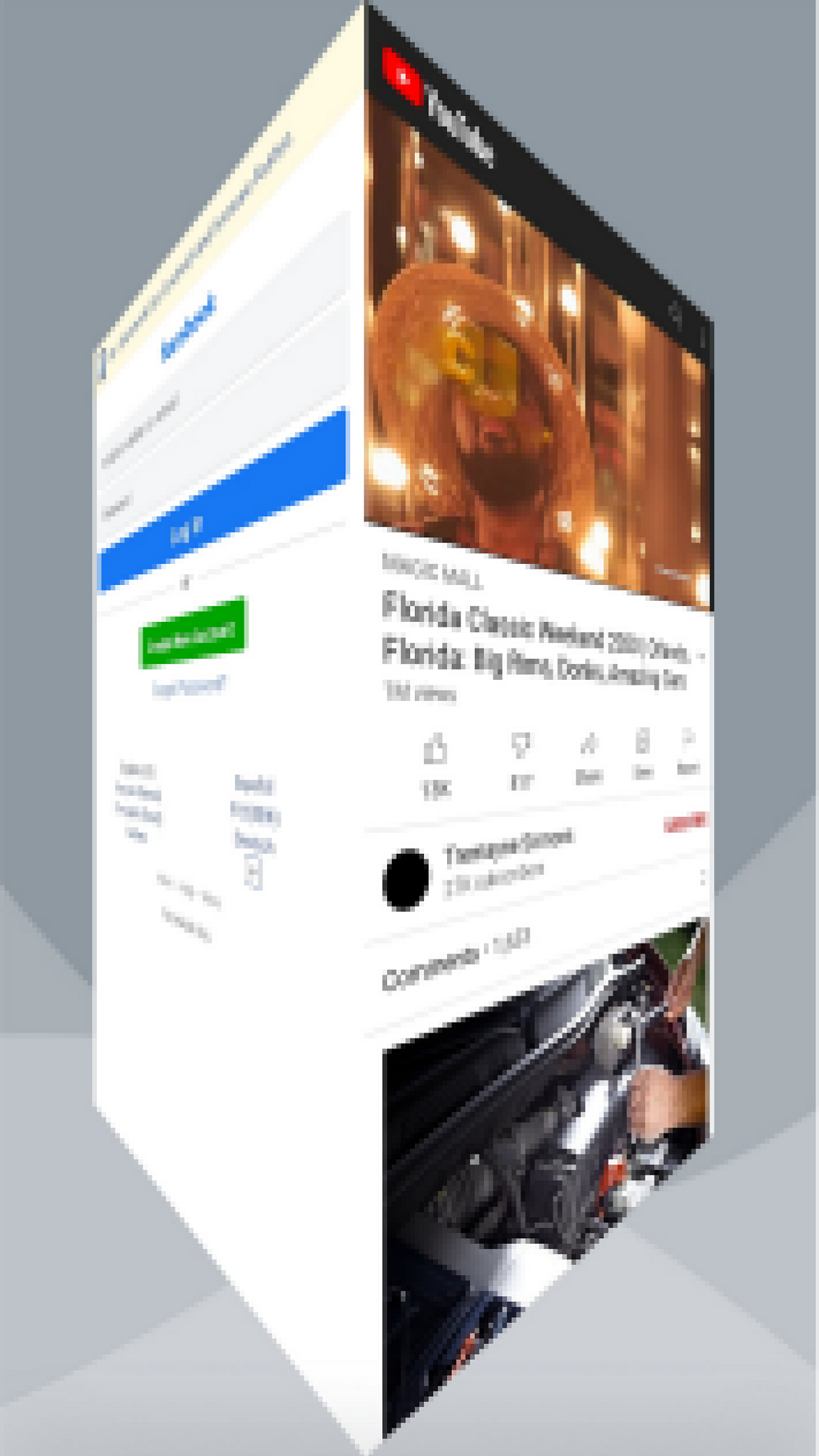 Social Networks 3D Media Cube ဖန်သားပြင်ဓာတ်ပုံ 3