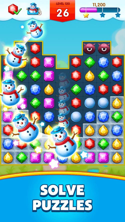 Jewels Legend - Match 3 Puzzle Captura de pantalla 1