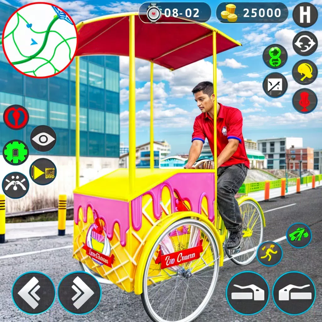 City Ice Cream Man Simulator Tangkapan skrin 0