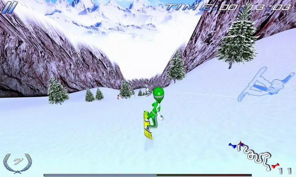 Snowboard Racing Ultimate Captura de pantalla 1