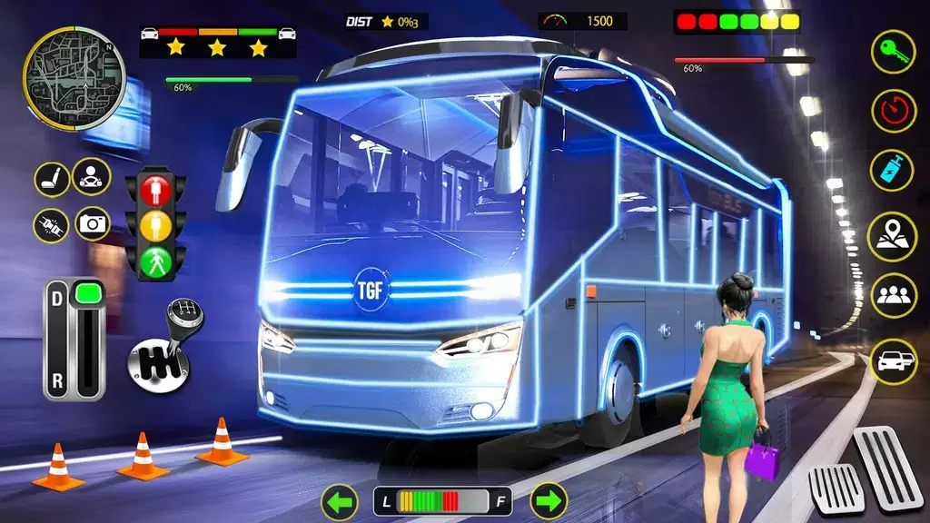 Coach Bus 3D Driving Games Скриншот 1