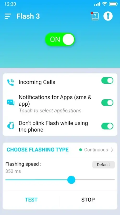 Flash Notification On Call (Flash Alerts 3)應用截圖第3張