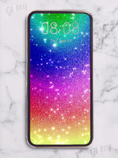 Glitter Live Wallpaper Glitzy Captura de tela 1