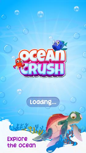 Ocean Crush Game - Match 3 ဖန်သားပြင်ဓာတ်ပုံ 0