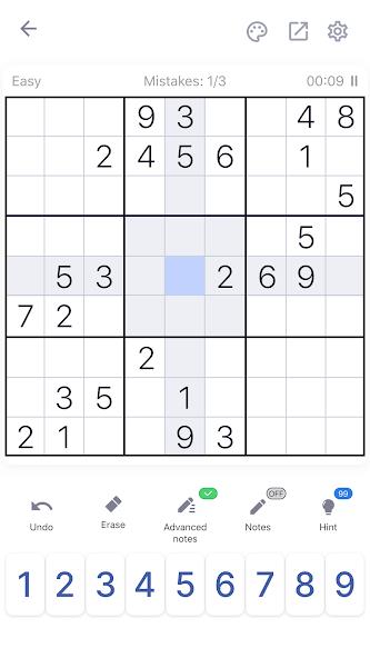 Sudoku - Classic Sudoku Puzzle Mod स्क्रीनशॉट 3