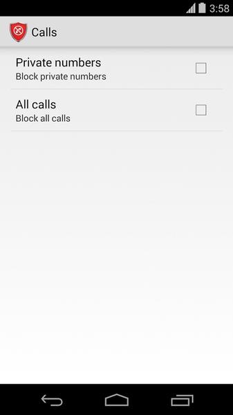 Calls Blacklist - Call Blocker स्क्रीनशॉट 1