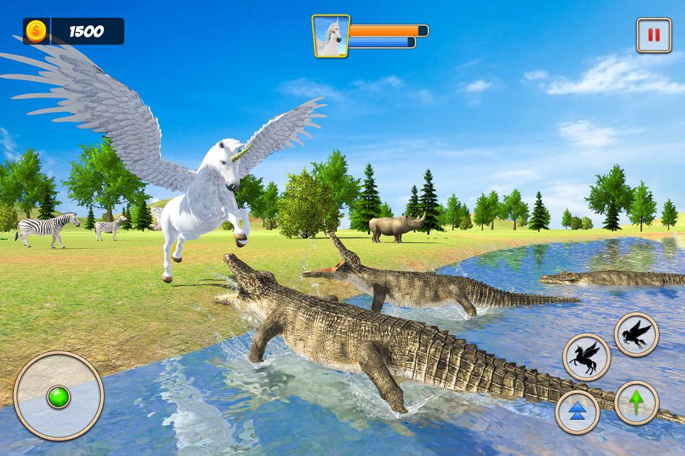 Unicorn Family Simulator Game Tangkapan skrin 2