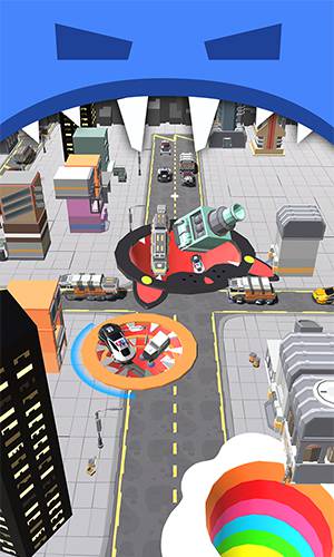 City Hole Io: Robot Attack Schermafbeelding 0