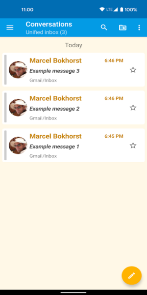 FairEmail, privacy aware email ภาพหน้าจอ 2