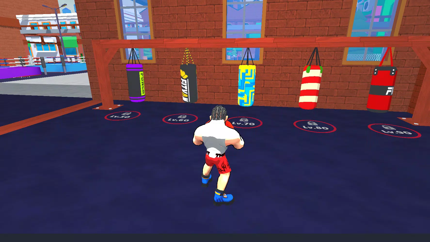 Boxing Clicker Simulator Captura de tela 0