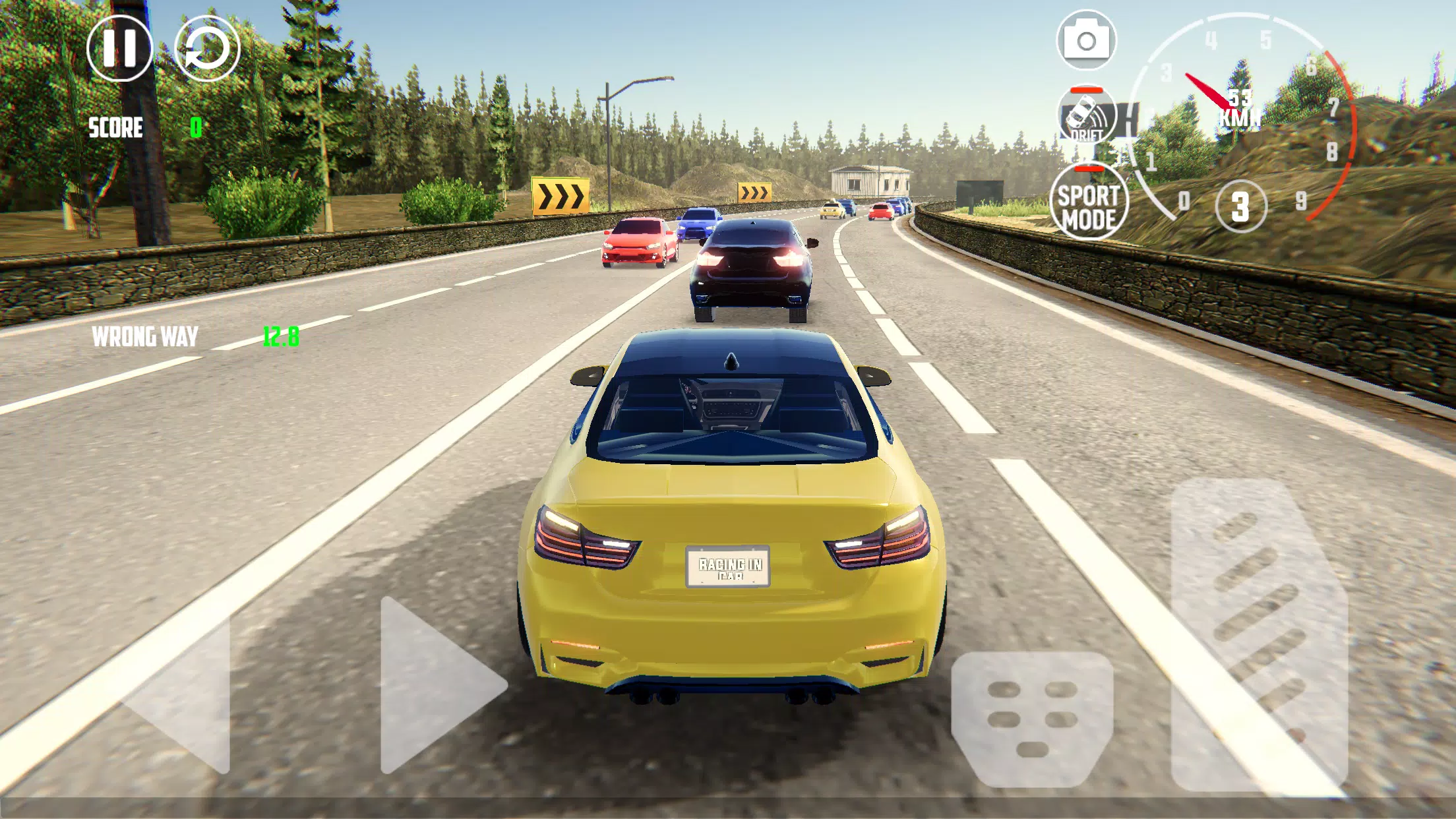 Racing in Car Driving Games 24 Schermafbeelding 2