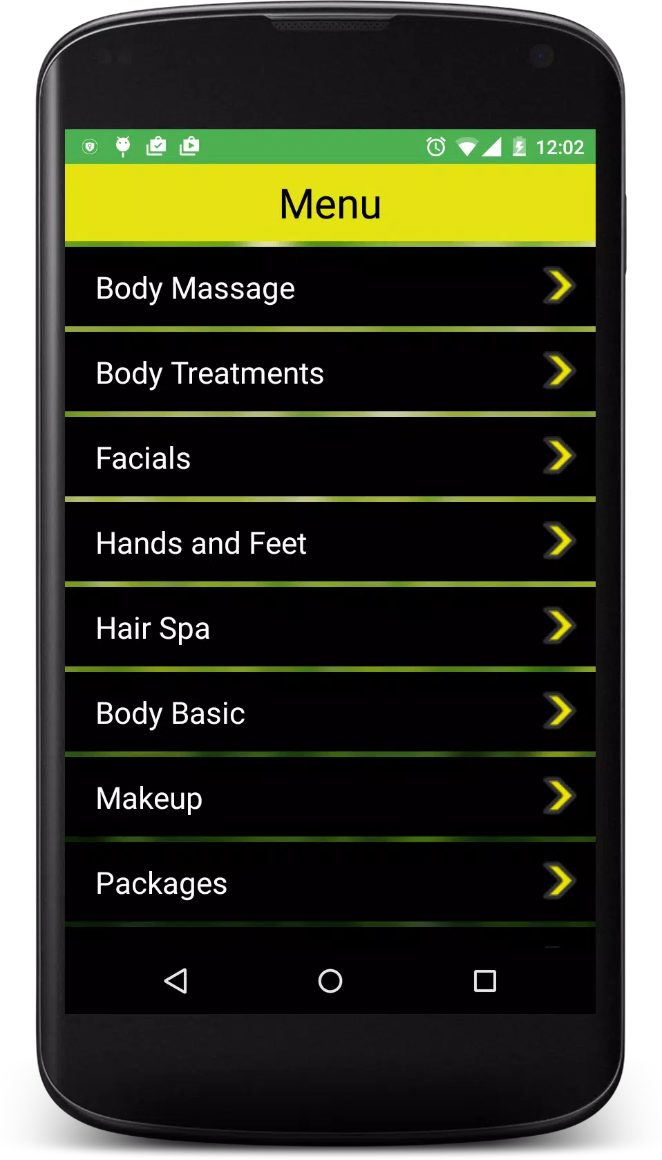 Raintree Spa Screenshot 2