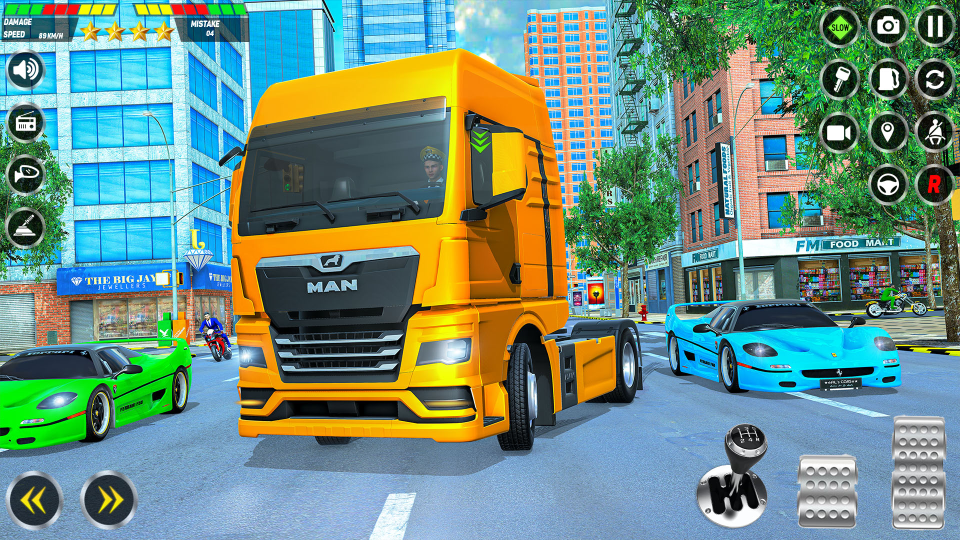 Crazy Truck Driving:Truck Game Tangkapan skrin 3