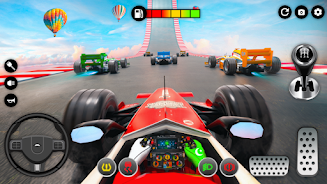 Formula Car Racing: Mega Ramp スクリーンショット 1