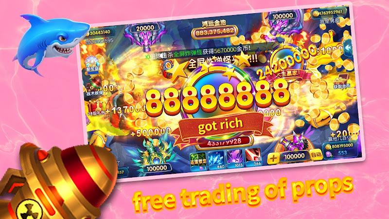 arcade fishing shooting games ဖန်သားပြင်ဓာတ်ပုံ 2