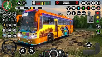 Offroad Coach Bus Simulator 3D Capture d'écran 2