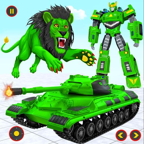 Army Tank Lion Robot Captura de pantalla 0