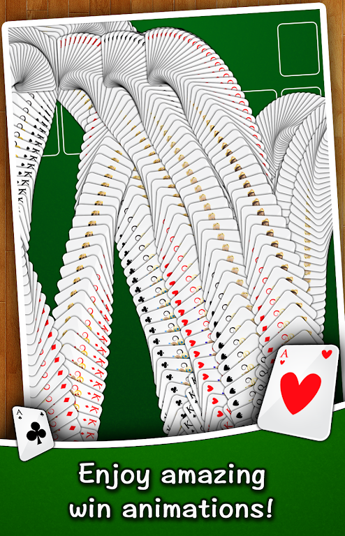 Solitaire FRVR - Big Cards Classic Klondike Game स्क्रीनशॉट 1