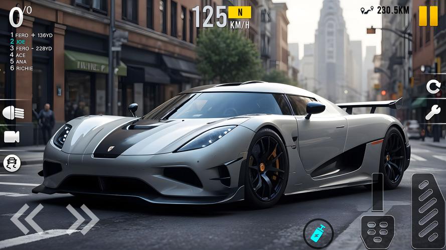Speed Car racing Simulator 3D Captura de pantalla 1