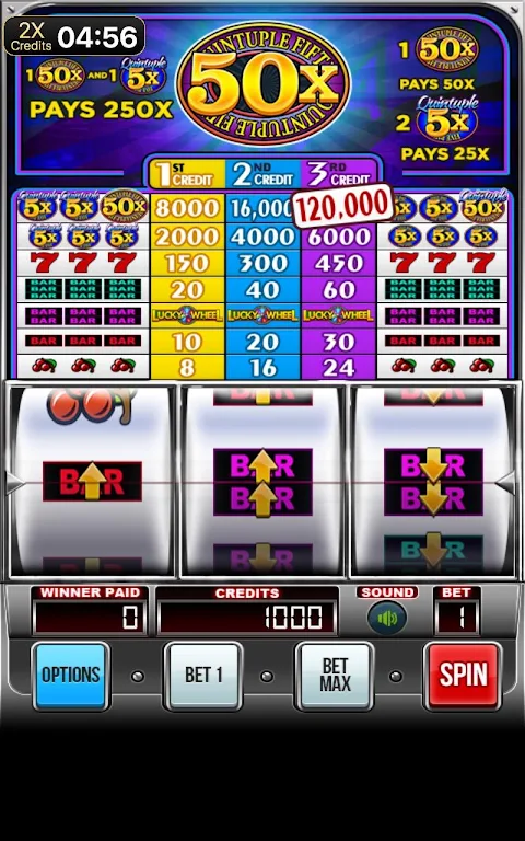Quintuple 50x Free Slots應用截圖第0張