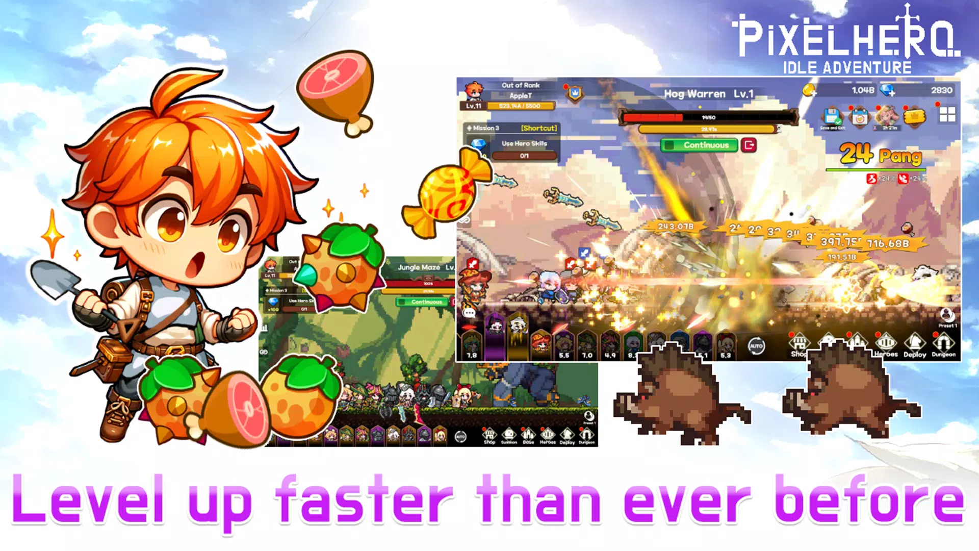 Pixel Heroes Idle Ekran Görüntüsü 2