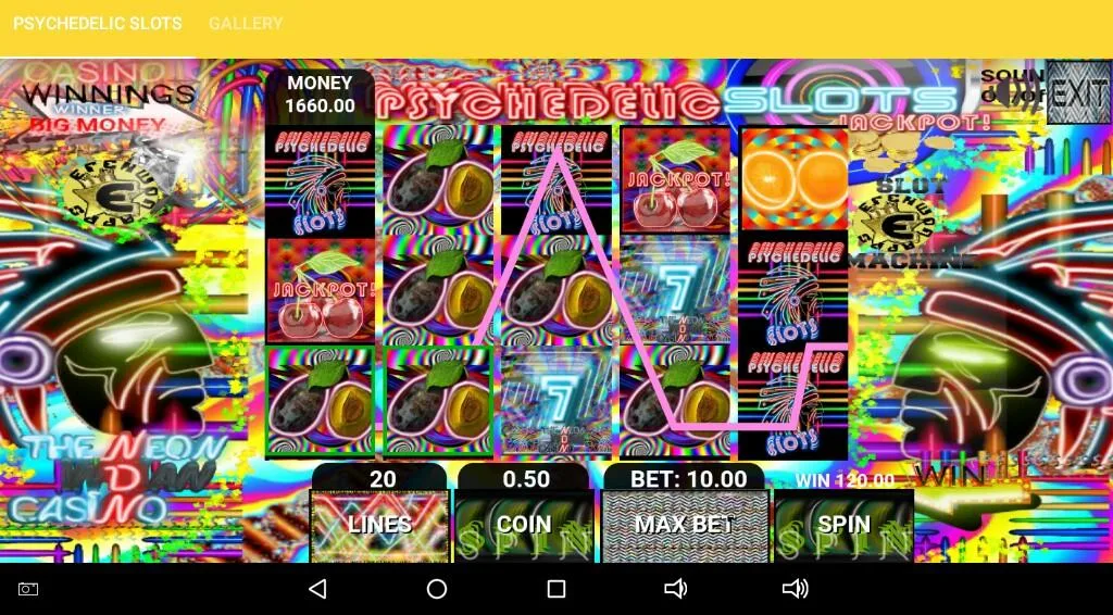 Psychedelic Slots スクリーンショット 0