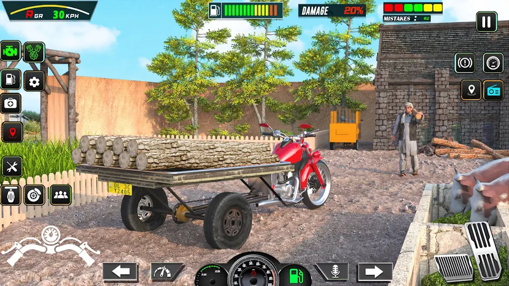 Tuk Tuk Rickshaw: Auto Game Capture d'écran 1