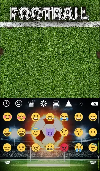 Football Keyboard & Wallpaper Screenshot 3