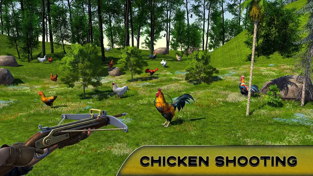 Chicken Hunting Challenge Game स्क्रीनशॉट 1