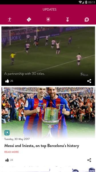 Messi App Oficial Screenshot 2