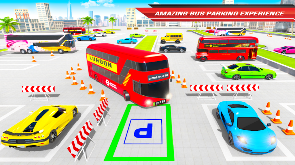 City Coach Bus Driving Sim 3D Скриншот 2