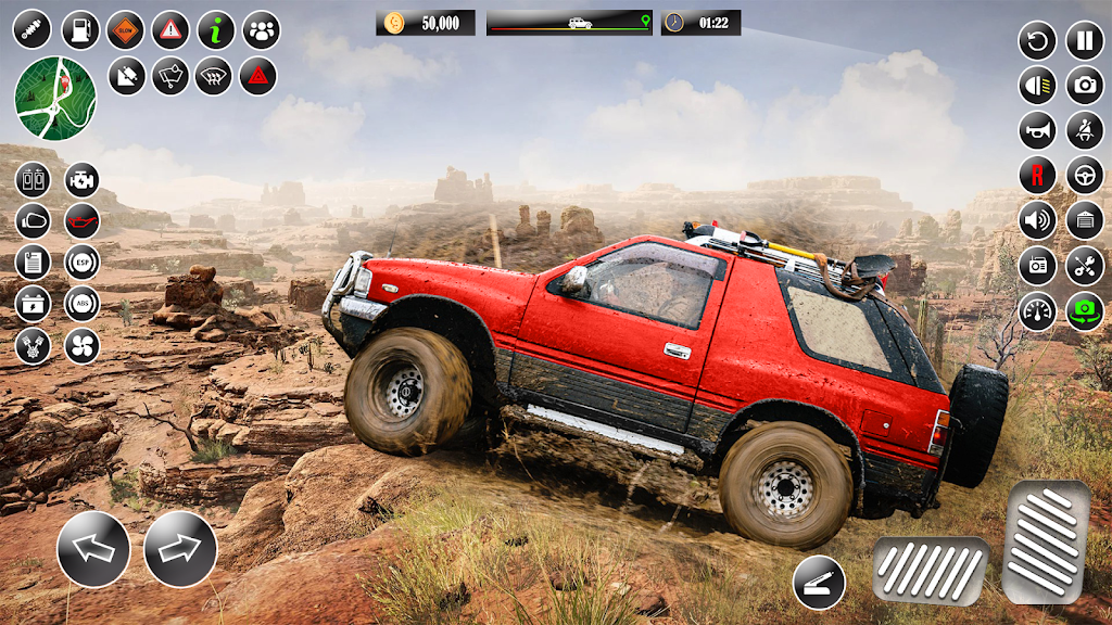 Offroad Xtreme 4X4 Jeep Driver Captura de pantalla 1