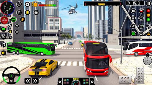 Grand City Racing Bus Sim 3D Tangkapan skrin 1